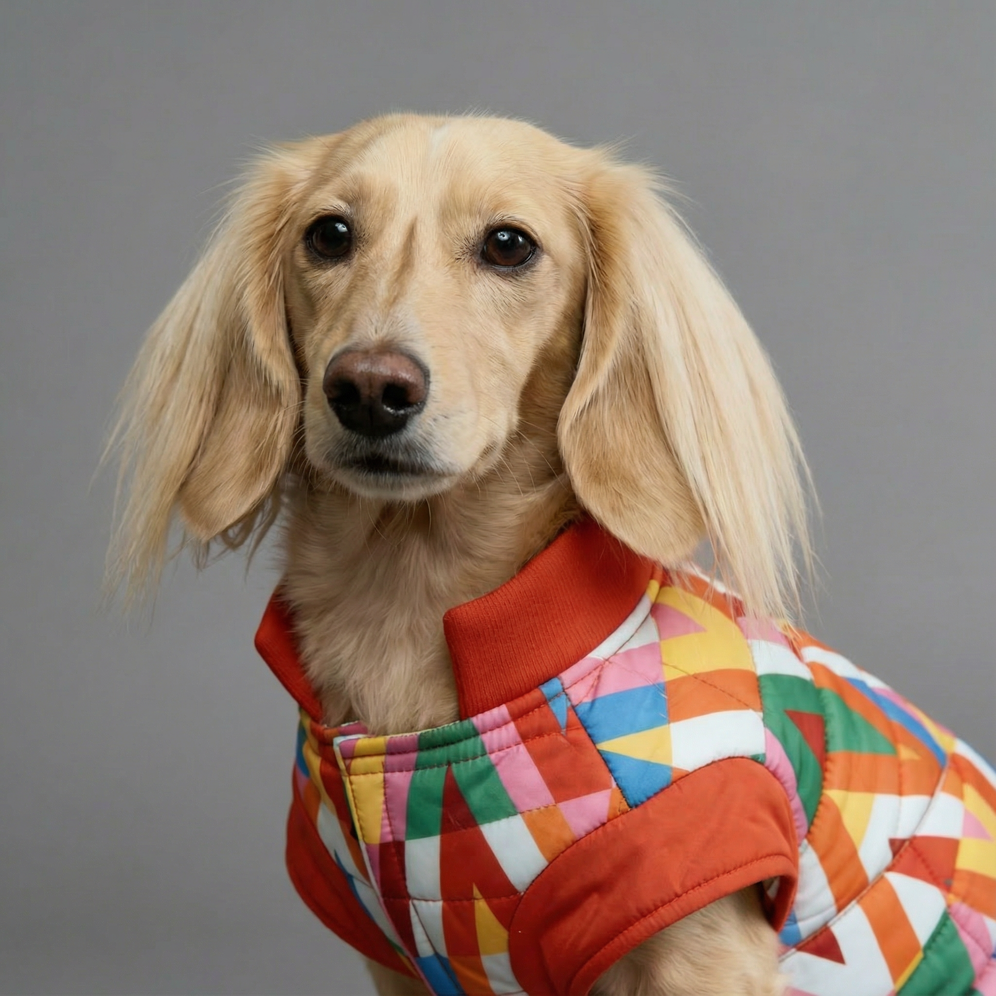 Color Splash Waterproof Puffer Jacket