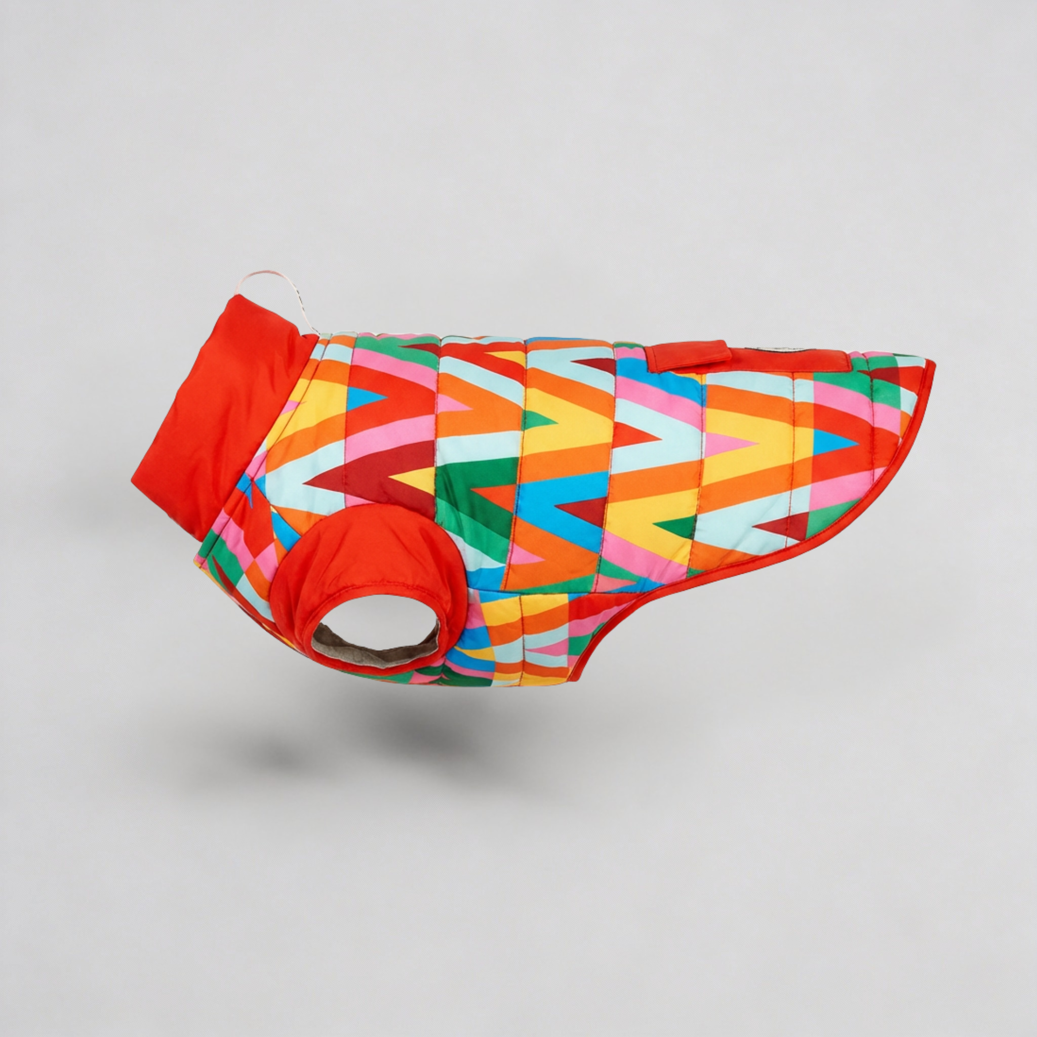 Color Splash Waterproof Puffer Jacket