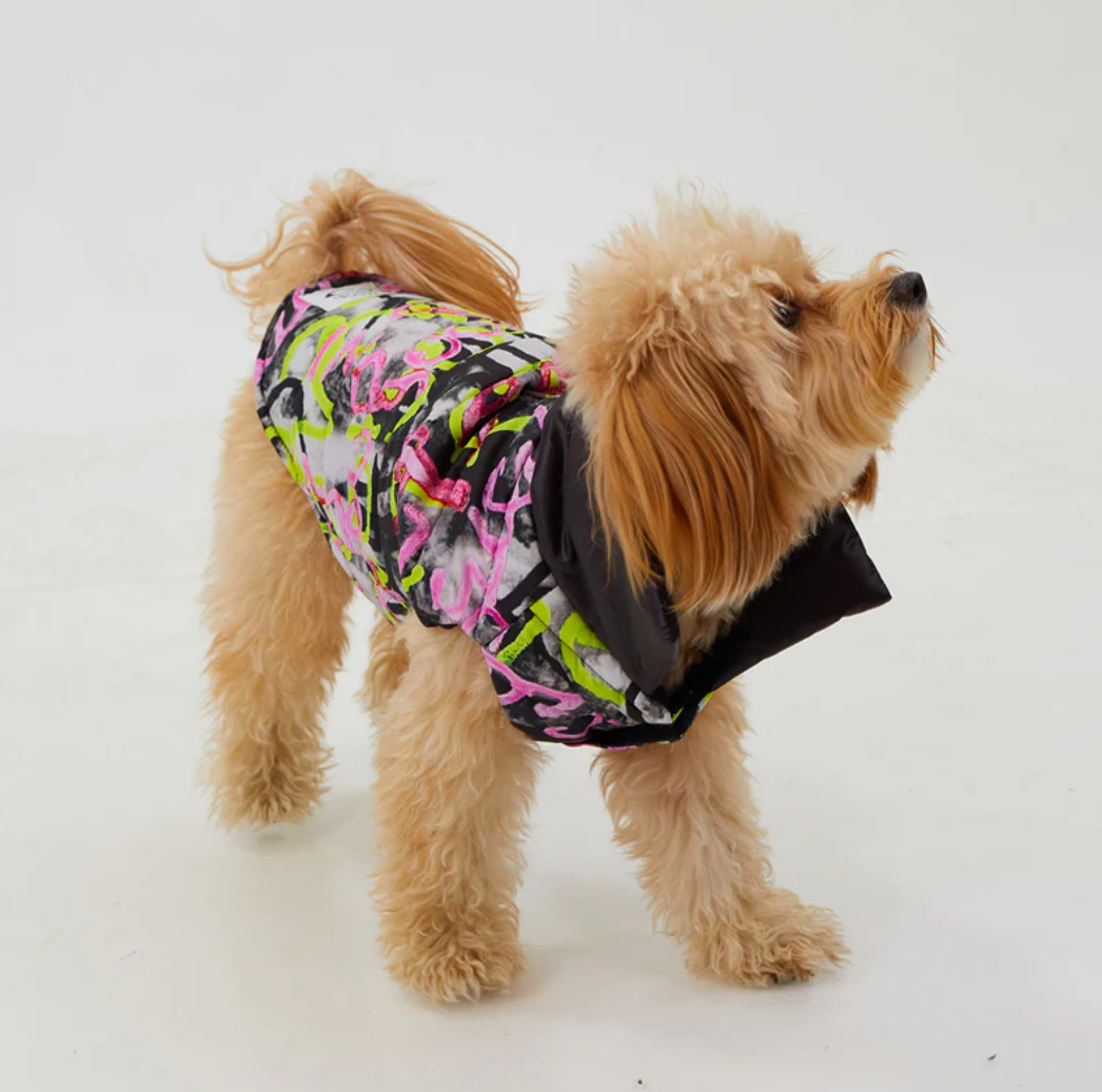 Graffiti Wasserdichte Pufferjacke