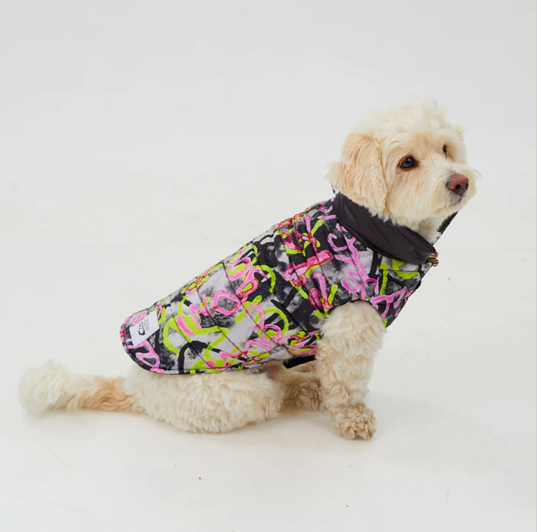 Graffiti Wasserdichte Pufferjacke