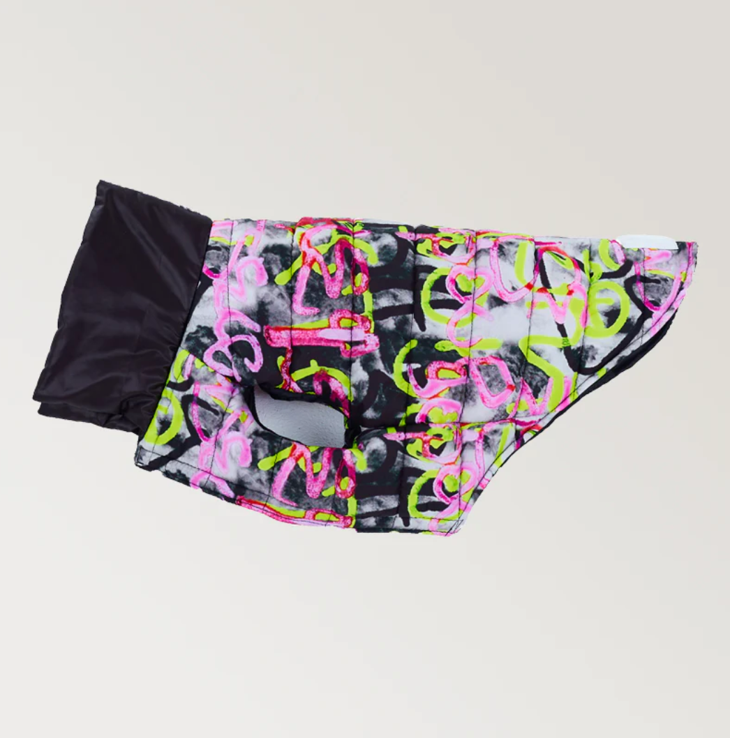 Graffiti Wasserdichte Pufferjacke