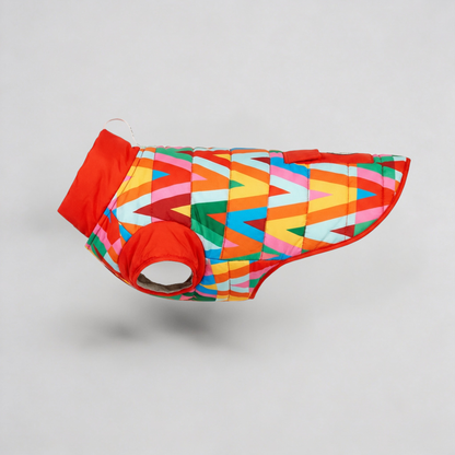 Color Splash Wasserdichte Pufferjacke