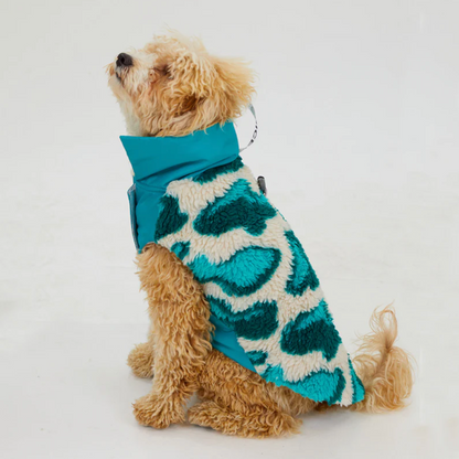 dog gear mantel TürkisTraum Fleece Mantel für Hunde 🌊🐾